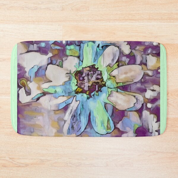 Item preview, Blue Green Splash on a Moss Rose designed and sold by BloomingbySJ.