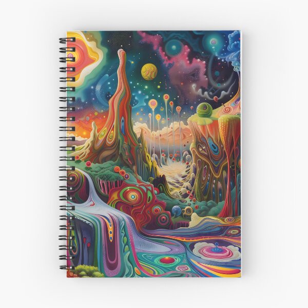 Item preview, Psychedelic Dreamscape in Motion designed and sold by HarmonicDaze.