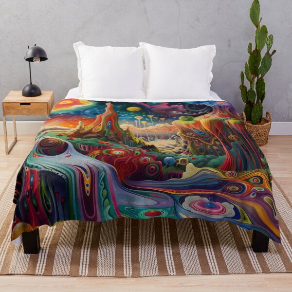 Item preview, Psychedelic Dreamscape in Motion designed and sold by HarmonicDaze.