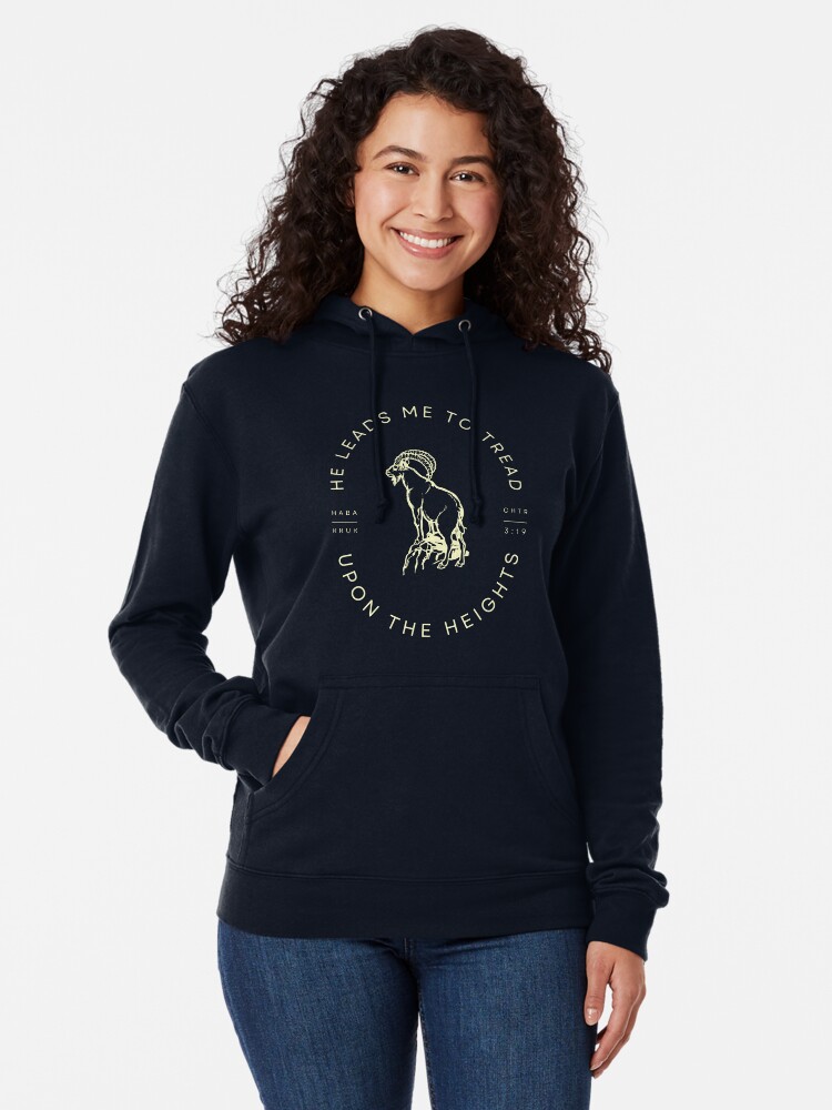 Thumbnail 2 of 5, Lightweight Hoodie, Upon the Heights designed and sold by ABCS-Ministries.