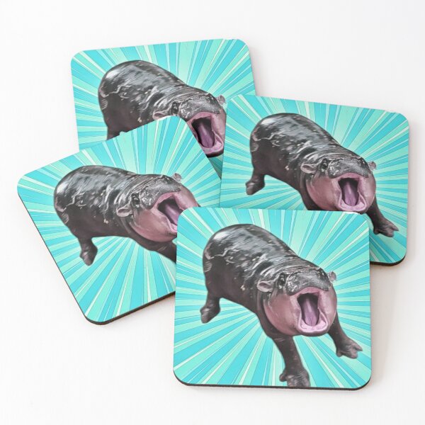 Item preview, MOO DENG ANGRY CUTE STICKER LOVE designed and sold by Arts4U.