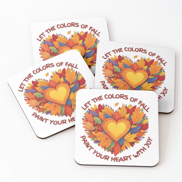 Item preview, Joyful Fall Leaf Heart Design With Quote designed and sold by LemonHorse.