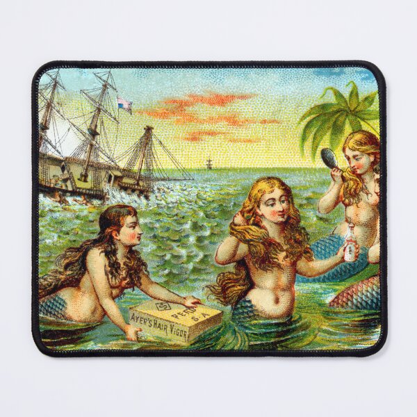 Item preview, 19th C. Mermaids at Ship Wreck designed and sold by historicimage.