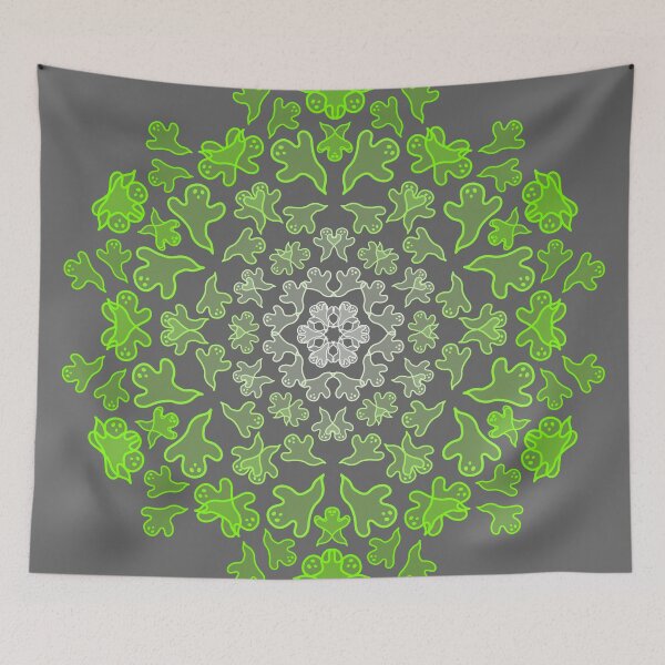 Item preview, Cursed Kaleidoscope - Slime Ghosts - Transparent  designed and sold by FinapplePudding.
