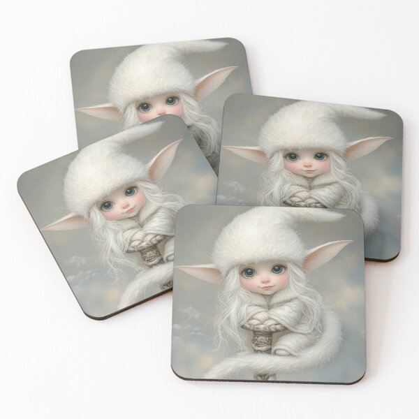 Item preview, Winter elf sitting on top of a pole #2 designed and sold by Labadie2024.
