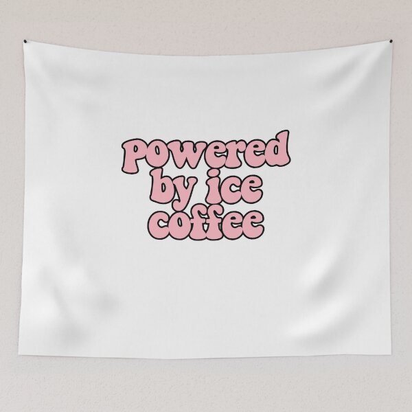 Item preview, powered by ice coffee  designed and sold by CharmStudio.