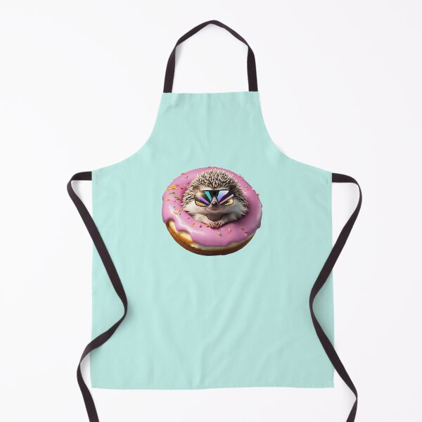 Item preview, Cute hedgehog on a donut designed and sold by FatBirdie.