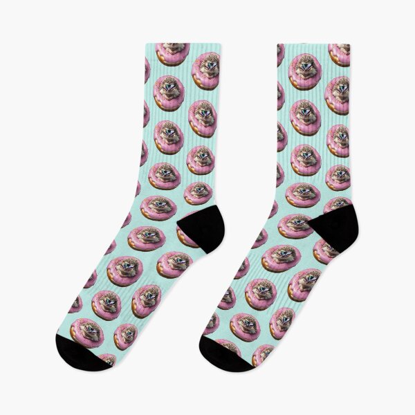 Item preview, Cute hedgehog on a donut designed and sold by FatBirdie.