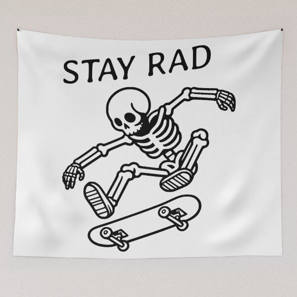Item preview, Stay Rad Skeleton designed and sold by DopeRadDesigns.