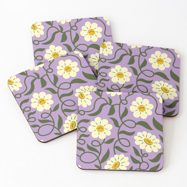 Item preview, pretty purple florals  designed and sold by emjell studio.