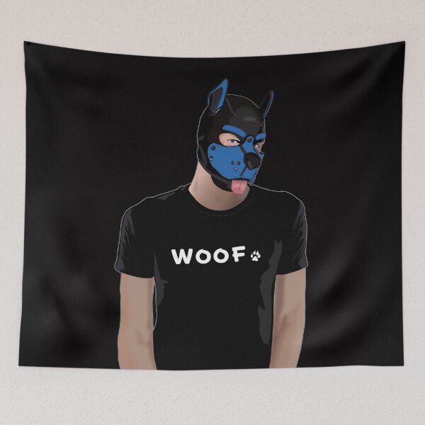 Item preview, Woof – Pup Play (Blue) designed and sold by Steve Anderssen.