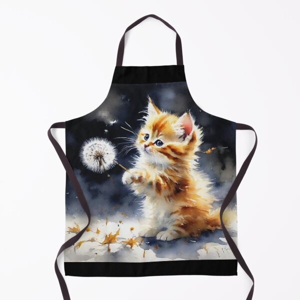 Item preview, Kitten With Dandelion designed and sold by IvaRenee.