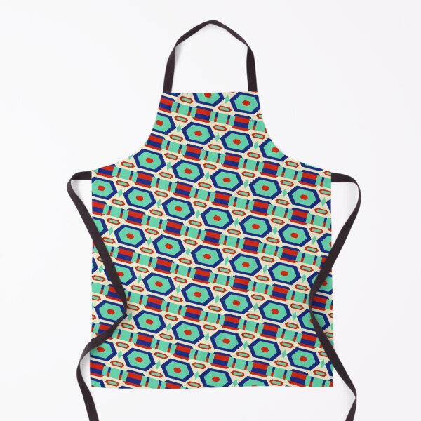 Item preview, Colorful Hexagon And Diamond Geometry Shapes Grid Pattern designed and sold by EvergreenMotifs.