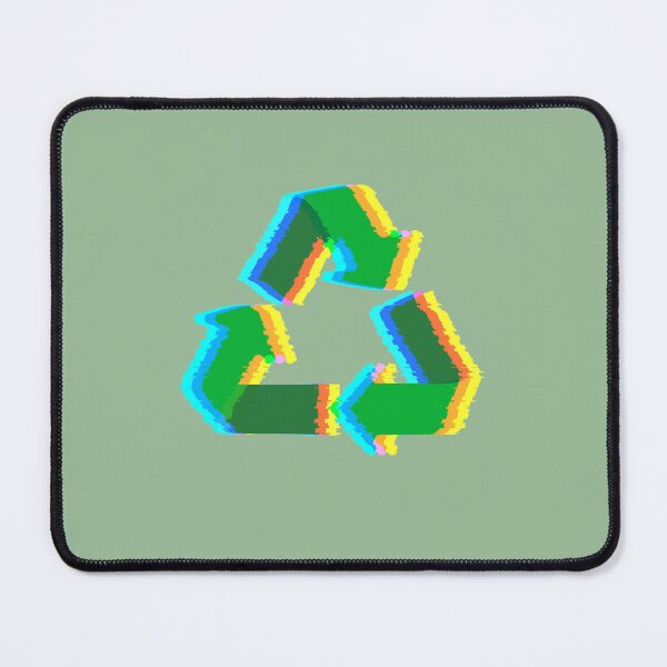 Item preview, Glitch Recycling symbol  designed and sold by hallas2b.