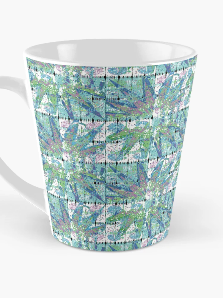 Thumbnail 3 of 4, Coffee Mug, Green Star Abstract designed and sold by Rickybrook.