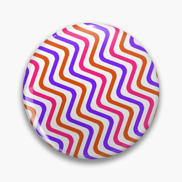 Item preview, Rainbow Mirage Varying Wave Lines Psychedelic Wavy Strips designed and sold by EvergreenMotifs.