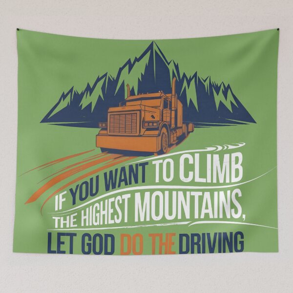 Item preview, Climbing The Highest Mountains designed and sold by ChristCentered.