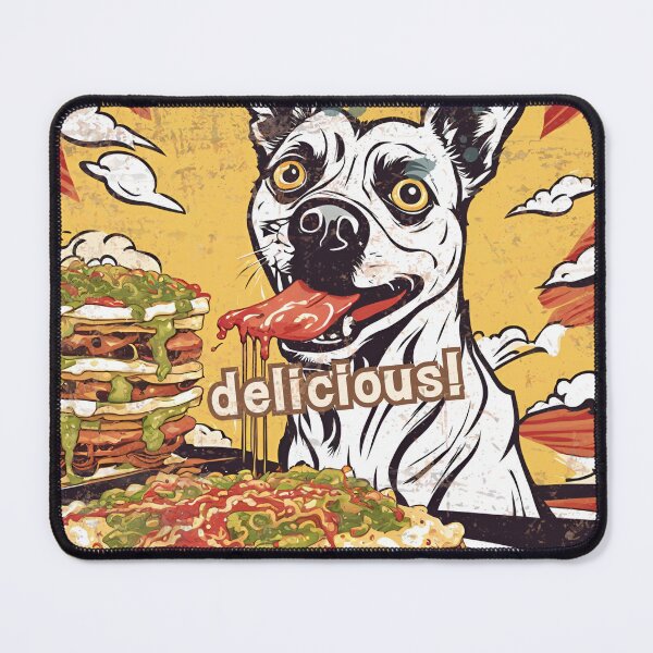 Item preview, Okonomiyaki is delicious! White dog version designed and sold by siamnekochan.