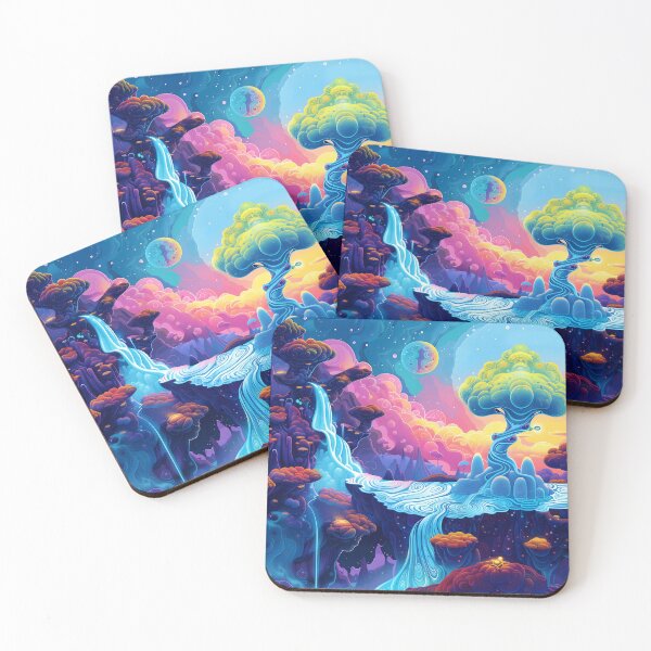 Item preview, Whimsical Wonders of Alien Landscapes designed and sold by HarmonicDaze.