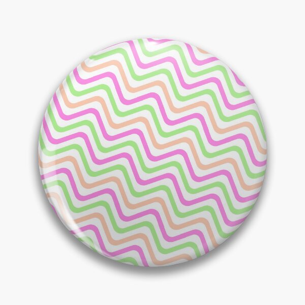 Item preview, Rainbow Sherbert Varying Wave Lines Parallel Wavy Strips designed and sold by EvergreenMotifs.