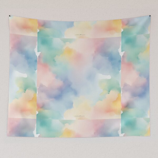 Item preview,  Free Vector Pastel Watercolor Painted Background designed and sold by hjian8219.
