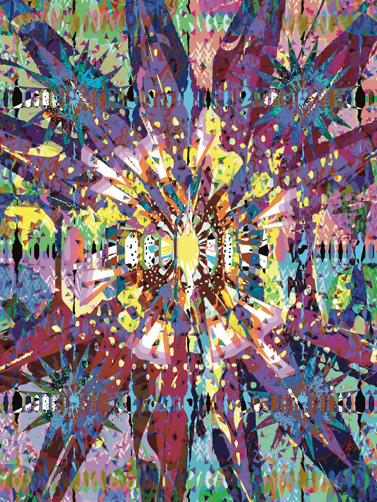 Thumbnail 4 of 4, iPhone Case, Dark Star Abstract designed and sold by Rickybrook.