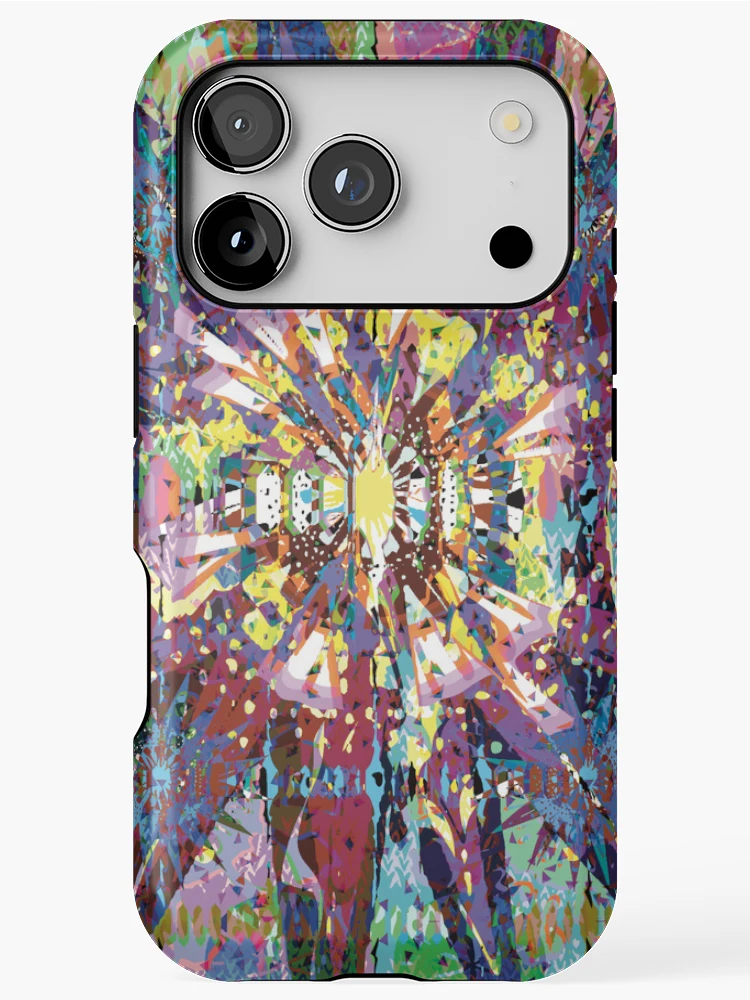 Thumbnail 1 of 4, iPhone Case, Dark Star Abstract designed and sold by Rickybrook.