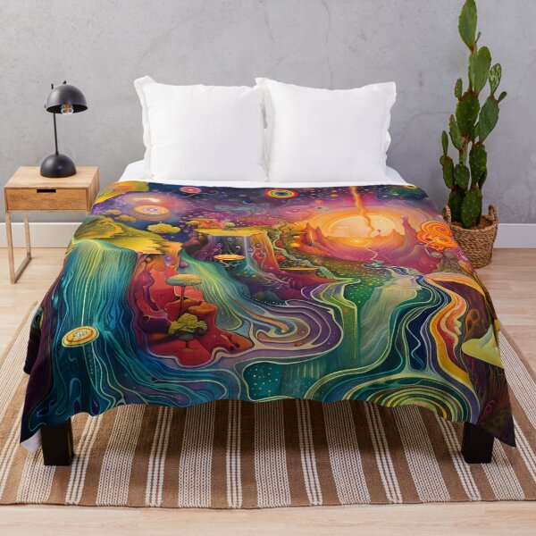 Item preview, Surreal Dreams of Psychedelic Landscapes designed and sold by HarmonicDaze.