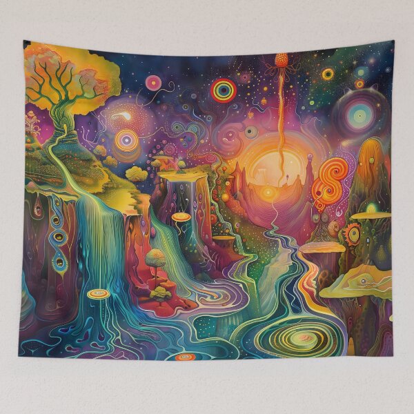 Item preview, Surreal Dreams of Psychedelic Landscapes designed and sold by HarmonicDaze.