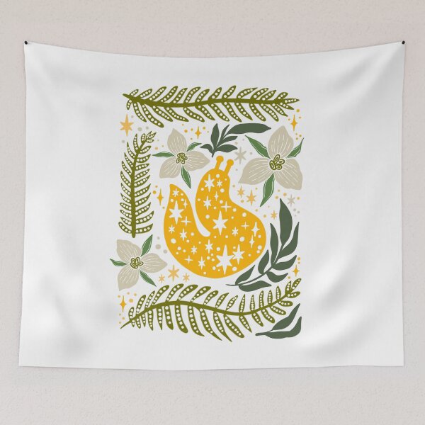 Item preview, Cosmic Banana Slug Folk Art designed and sold by CattGDesigns.