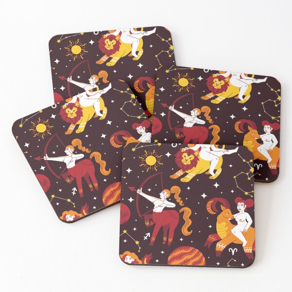 Item preview, Fire Zodiac Signs designed and sold by AuradePapel.