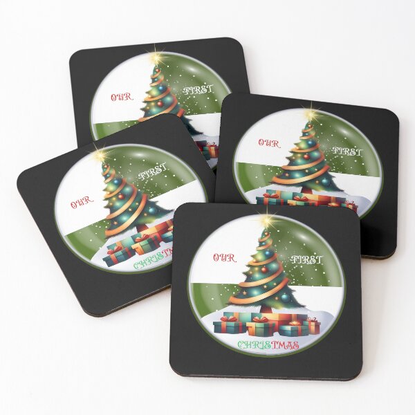 Item preview, Our First Christmas - Green Holiday Anniversary Gift designed and sold by signshirtz.
