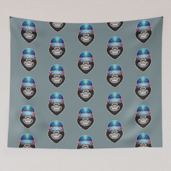 Item preview, Gorilla cool helmet ski goggles designed and sold by studioss76.