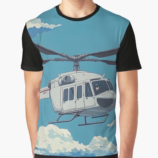 Item preview, Helicopter | Anime style designed and sold by ComicsFactory.