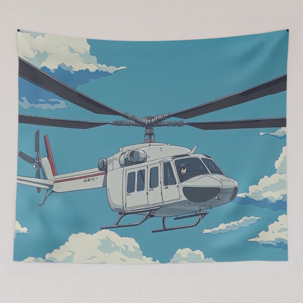 Item preview, Helicopter | Anime style designed and sold by ComicsFactory.