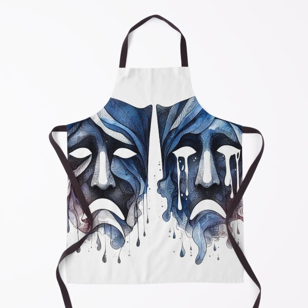 Item preview, 2 faces both crying designed and sold by luckymando.