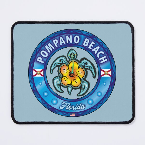 Item preview, Pompano  Beach Florida sea turtle hibiscus designed and sold by studioss76.