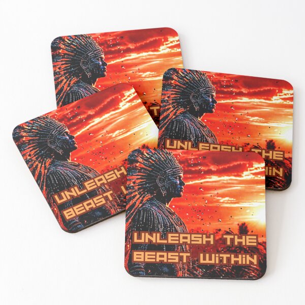 Item preview, Unleash the Beast Within – Tribal Warrior at Sunset designed and sold by MelissaMelovich.