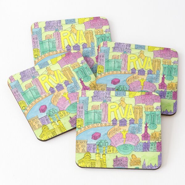 Item preview, RVA Richmond Virginia Cityscape designed and sold by Sonoran Glimmer.