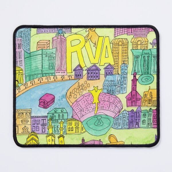 Item preview, RVA Richmond Virginia Cityscape designed and sold by Sonoran Glimmer.