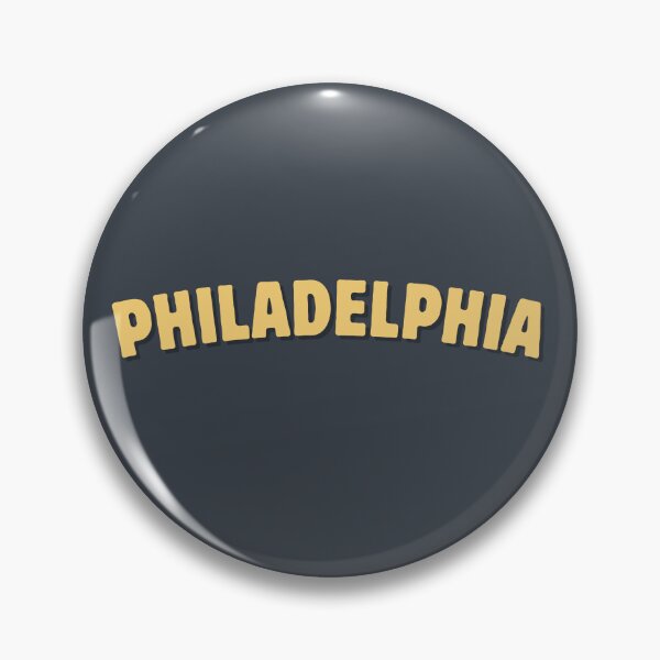 Artikelvorschau, Philadelphia (Blockschrift) in Gold minimalistisch entworfen und verkauft von DesignCollectiv.