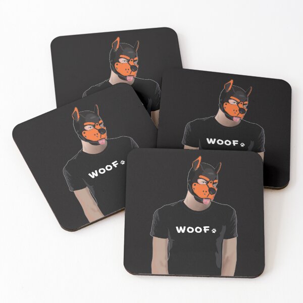 Item preview, Woof – Pup Play (Orange) designed and sold by Steve Anderssen.