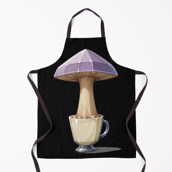 Item preview, Trippy crystal Magic Mushrooms Tea cup designed and sold by Arcane Adorable.