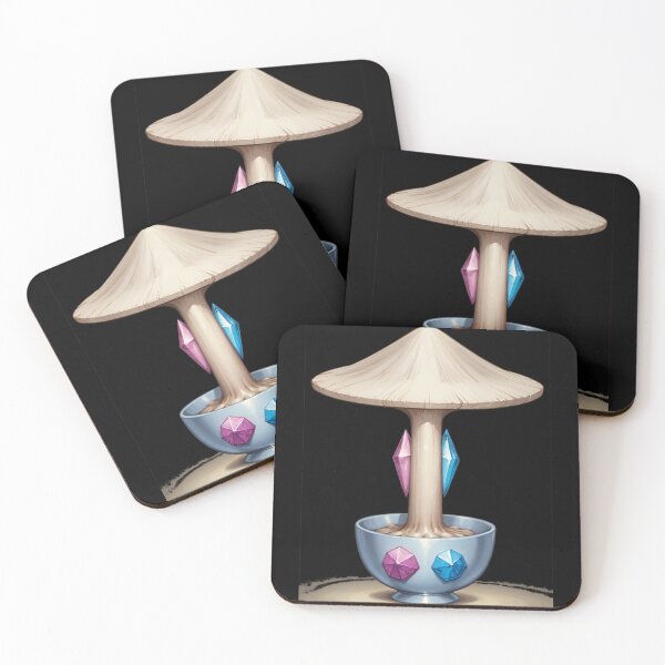 Item preview, Trippy crystal Magic Mushrooms Tea cup Alter designed and sold by Arcane  Adorable.