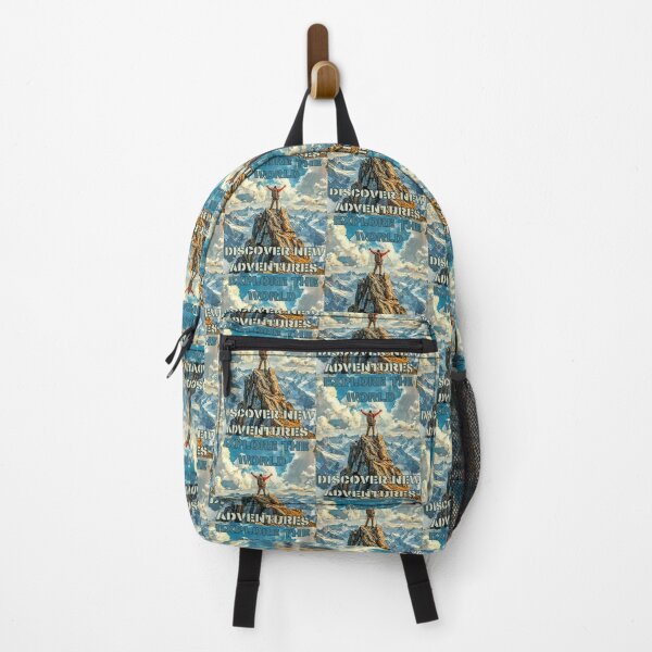 Item preview, Explore the World - Discover New Adventures Mountain Print designed and sold by MelissaMelovich.