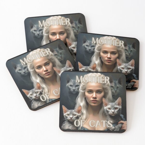 Item preview, Mother of Cats - Fantasy Cat Lover Art designed and sold by MelissaMelovich.