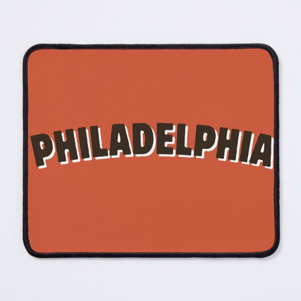 Item preview, Philadelphia (shadow block typeface) orange minimalist designed and sold by DesignCollectiv.