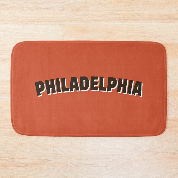 Item preview, Philadelphia (shadow block typeface) orange minimalist designed and sold by DesignCollectiv.