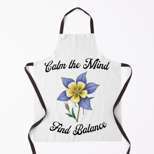 Item preview, Calm the Mind, Find Balance Columbine Flower in Bloom designed and sold by MouseWisdom.