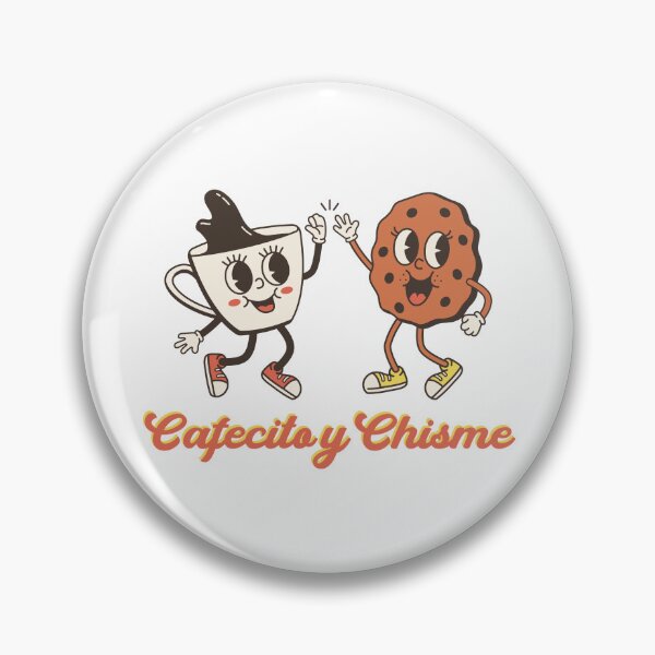 Item preview, Cafecito y Chisme Retro Groovy designed and sold by Magnolia Valley Art.